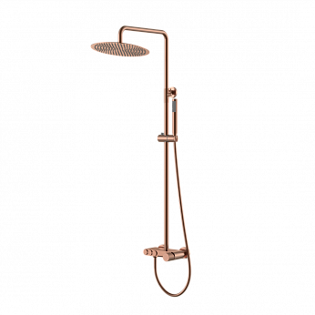 Стойка для душа STICK COPPER BRUSHED SPIRALE