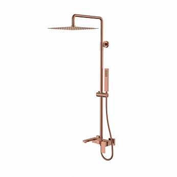 Стойка для душа QUBIC Copper Brushed