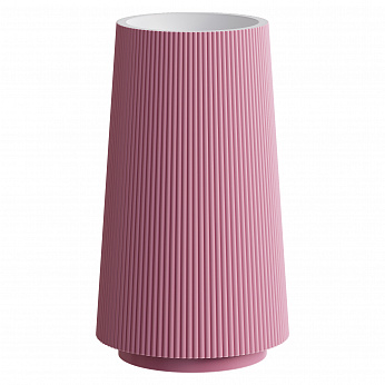 Раковина напольная рифленая Corian 480*480*850 LIGHT PINK (роза)