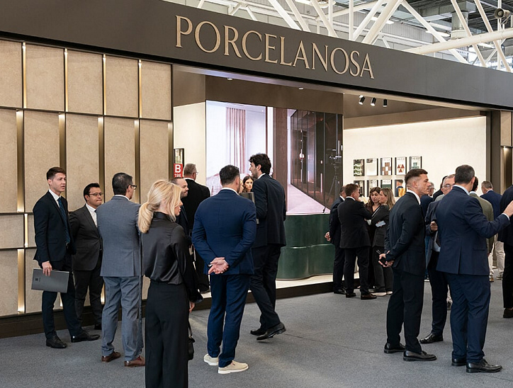 Итоги Cersaie 2026: более 3000 посетителей в день на стенде Porcelanosa