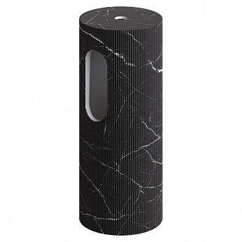 Пьедестал для раковины рифленый Corian 300*720 Nero Marquina