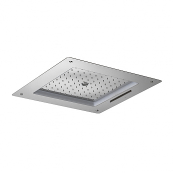 LOUNGE Верхний душ встраиваемый в потолок 60х60см. хром